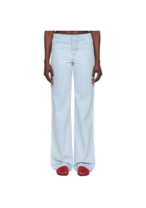 Christopher Esber Blue Deconstruct Jeans