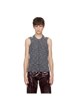 GmbH Gray Layered Tank Top