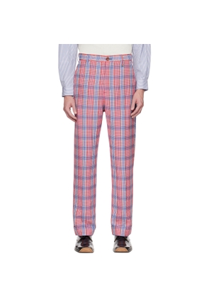 Vivienne Westwood Red & Blue Doc Trousers