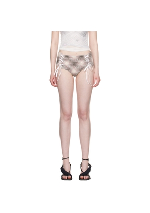 Collina Strada Purple Lace Up Panty Briefs