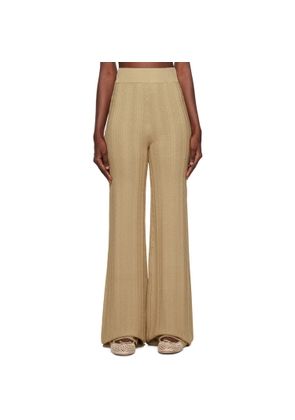 REMAIN Birger Christensen Brown Straight Pants