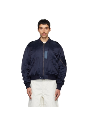 Kenzo Navy Kenzo Paris 'KENZO Jungle Poem' Bomber Jacket