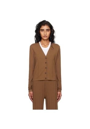 MM by Max Mara Brown Aerosi Cardigan