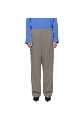Meta Campania Collective Gray Ed Twill Drawstring Trousers