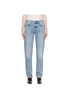 TOTEME Blue Low Straight Jeans