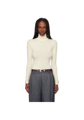TONYWACK Off-White Slim-Fit Turtleneck