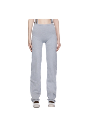 Sinéad O’Dwyer Blue Ribbed Lounge Pants