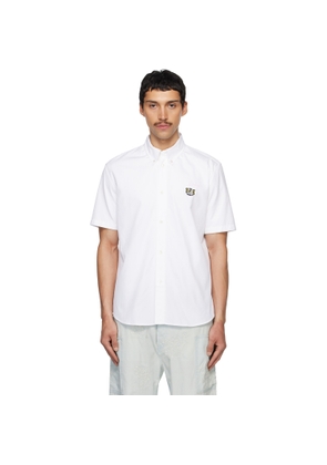 Kenzo White Kenzo Paris 'KENZO Wild Tiger' Short Sleeve Shirt
