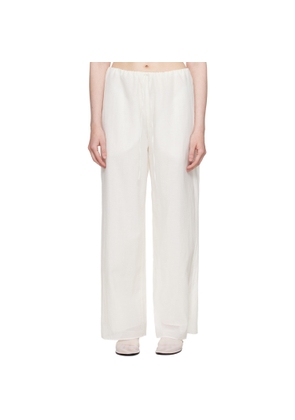 Ruohan White Rae Trousers