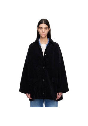 TOTEME Black Cord Overshirt Chore Jacket