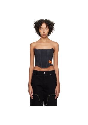 Heron Preston Black Washed Tank Top