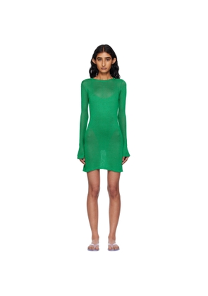 Haight Green Jane Knit Minidress