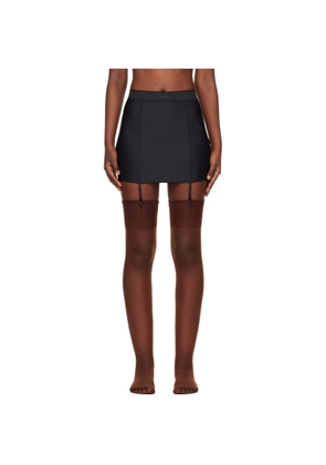 SKIMS Black SKIMS Body Garter Miniskirt