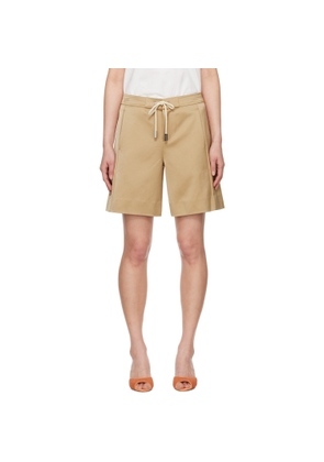 Staud Tan Mendoza Shorts