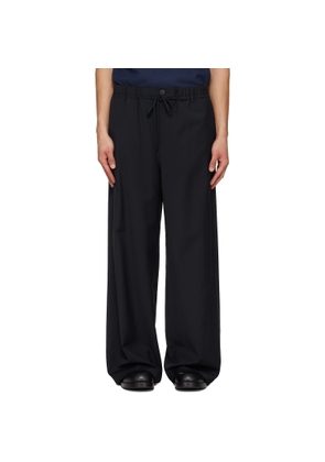 LE17SEPTEMBRE Navy Elasticized Wide Trousers