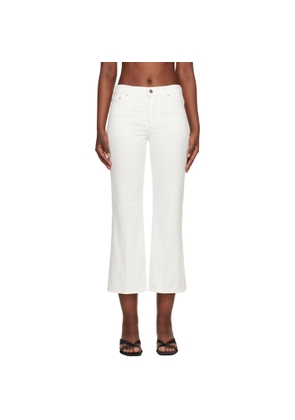 TOTEME Off-White Kick Flare Jeans