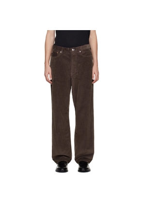 Paul Smith Brown Cotton Corduroy Trousers