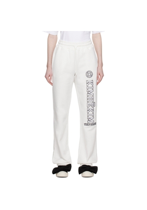 KIMHĒKIM White Universe Lounge Pants
