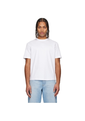 Lanvin White Bouclette Logo T-shirt