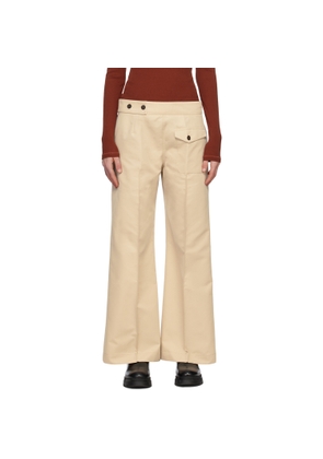Studio Nicholson Beige Acapulco Trousers