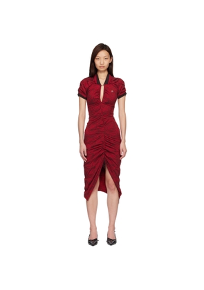 Vivienne Westwood Red Pulling Midi Dress