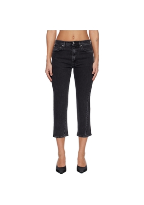 TOTEME Gray Twisted Seam Denim Jeans