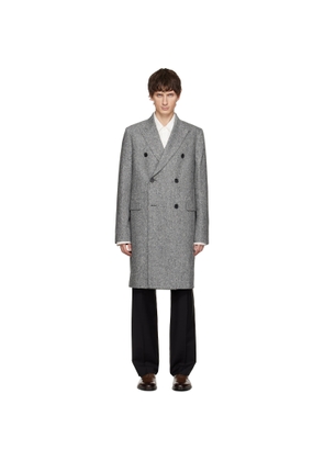 Paul Smith Gray Double Breasted Over Coat