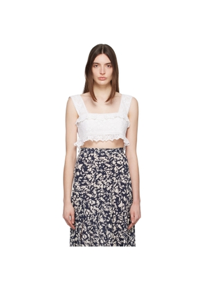 Isabel Marant White Mecelia Tank Top