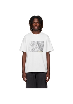 Arc'teryx White Kragg Cotton Lithographica S/S T-shirt