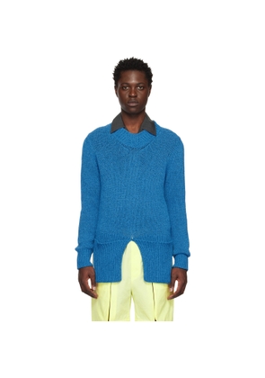 T/SEHNE SSENSE Exclusive Blue Sweater