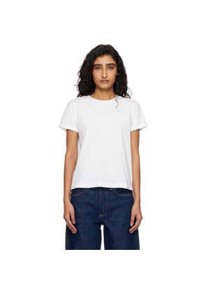 AGOLDE White Long Line Adine T-shirt