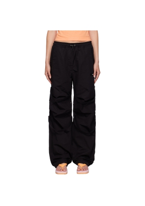 Palm Angels Black Upside Down Palm Trousers