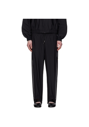 ALAINPAUL Black Fuseau Track Pants