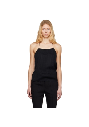 Ann Demeulemeester Black Heda Open Back Top