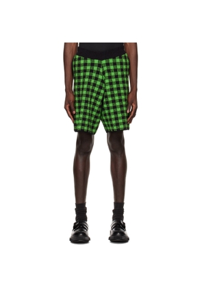 ZANKOV Black & Green Diego Shorts