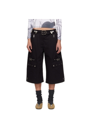 Chopova Lowena Black Thunderhull Shorts