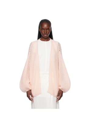 TOTEME Pink Puffed Cardigan