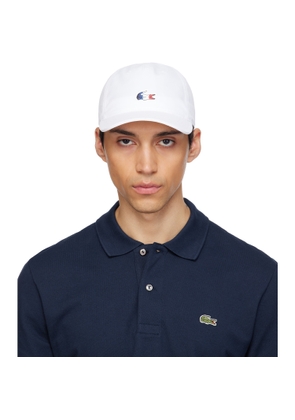 Lacoste White French Tennis Team Cap