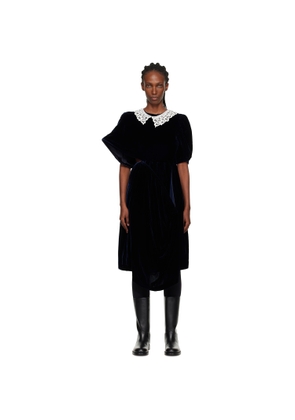 Junya Watanabe Navy Angular Midi Dress