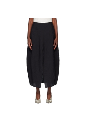 TOTEME Black Parachute Maxi Skirt