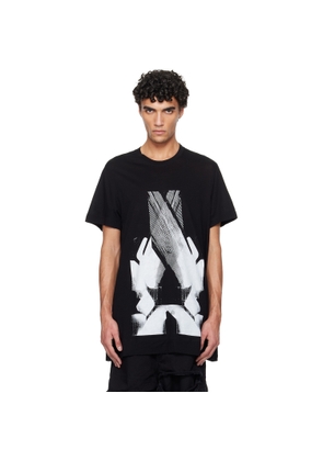 Julius Black Numinous Print Flare T-shirt