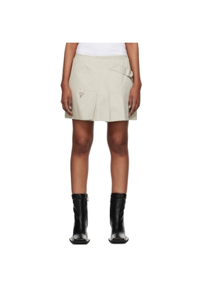 EYTYS Off-White Clove Miniskirt
