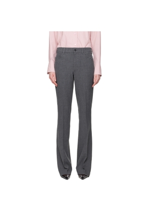 The Attico Gray Long Trousers