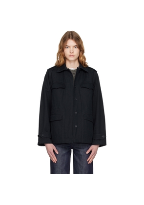 A.P.C. Navy Belted Jacket