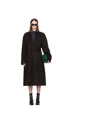 WILLY CHAVARRIA Brown Smoker's Coat