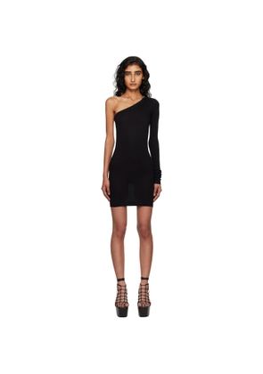 Rick Owens Black Concordians Ziggy Minidress