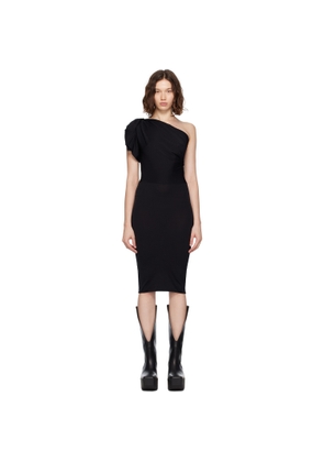 Rick Owens Black Concordians Twist Minidress
