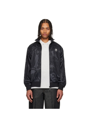 AAPE by A Bathing Ape Black 'AAPENOW' Moonface Camo Zip-Up Track Jacket