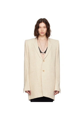 Rick Owens Off-White Concordians Dirt Tailored LS Blazer