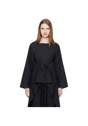 Baserange Black Decti Long Sleeve Top